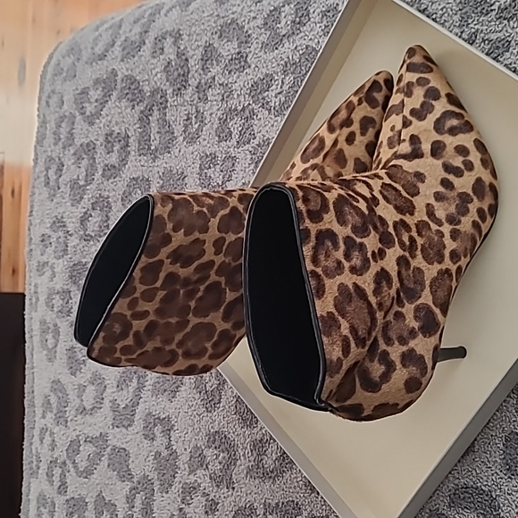 Marc Fisher Leopard Booties - Picture 2 of 5